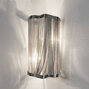 北欧后现代卧室床头灯创意个性流苏铝链壁灯简约时尚流苏链条壁灯