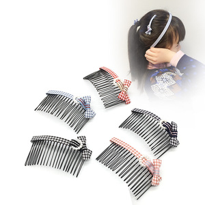 韩国儿童发梳插梳刘海发夹后脑勺头饰防滑顶夹发卡女童新款碎发夹
