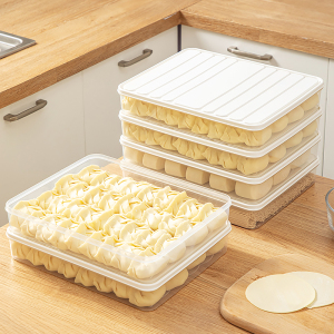饺子收纳盒冰箱用食品级饺子盒专用馄饨水饺速冻盒包子馒头保鲜盒