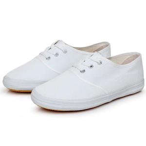 包邮白色男鞋女鞋鞋帆布鞋白球鞋白布鞋白网鞋武术鞋白工作白球鞋