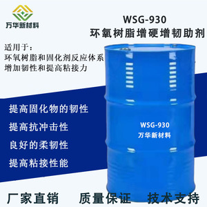 广州万华WSG930环氧树脂增硬增韧助剂粘接力密着湿润柔韧性抗冲击