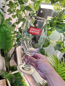 土耳其进口时代啤酒杯Stella高脚杯精致造型玻璃杯330ml500ml圣杯