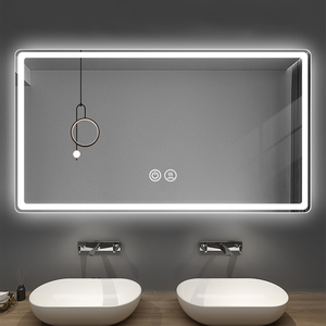 智能浴室镜触摸屏led带灯挂墙式家用卫生间镜子防雾洗手厕所壁挂