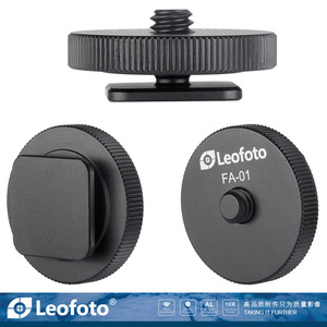 徕图Leofoto FA-01 热靴转换连接器/相机热靴转换成1/4标准螺丝
