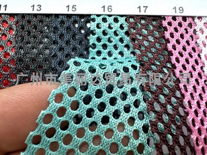 用于手袋背包家具等结实耐用3mm大小足球纹网孔涤纶摇篮网布料