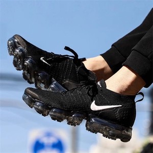 耐克男鞋Nike Air Vapormax网面全掌气垫缓震黑白女鞋运动跑步鞋