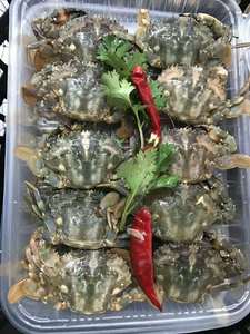顺丰丹东东港特产腌花盖蟹全母鲜活腌制生卤螃蟹开袋即食海鲜500g