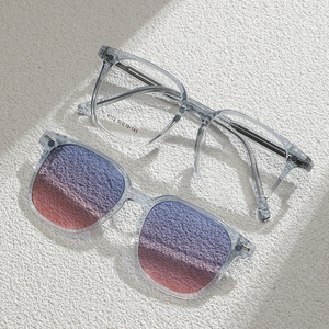 磁吸夹片式GM墨镜女套镜近视眼睛专用偏光太阳镜可上翻大框眼镜男