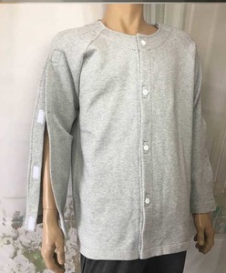 胳膊骨折穿的衣服成人秋冬女手骨折男受伤护理服易穿脱厚上衣方便 阿里巴巴找货神器