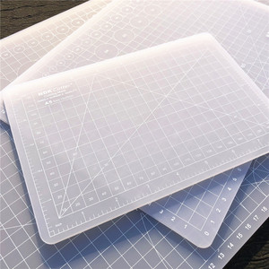 半透明垫板手账剪贴切割皮革橡皮章操作垫写字书写板高颜值切割板