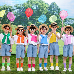 六一儿童演出服幼儿园毕业照班服小学生合唱服啦啦队团体表演服装