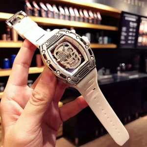 马来西亚纯天然橡胶手表带适用理查德米勒RM052系列机械男裱