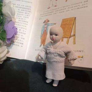 DIY儿童手工制作/手工包陶瓷洋娃娃/ 绘画人偶涂色娃娃发5个