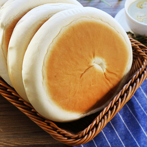 现春东北传统烧饼主食大饼子红豆沙馅烧饼豆沙饼发面软饼早餐面包