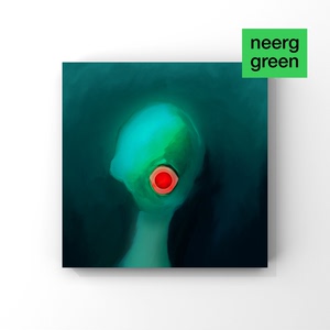 NEERG《角色》艺术家原创绿色插画版画无框抽象装饰画客厅挂画