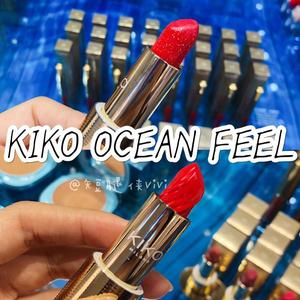 KIKO OCEAN FEEL 2019夏季限定海洋口红水波纹金属胡萝卜林允推荐