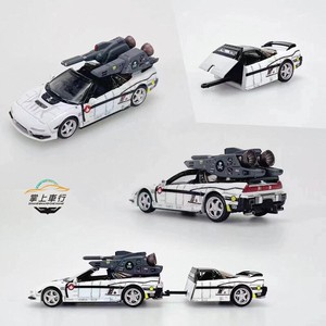 NSX 第1代Valkyrie女武神涂装合金汽车收藏模型含车顶战机 1:64