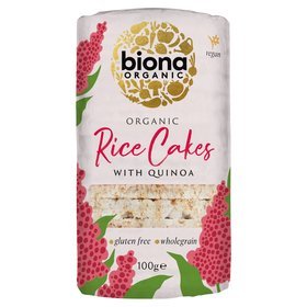 英国进口零食Biona Organic Rice Cakes苋属/藜麥 大米饼  低卡