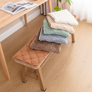 冬季加厚长凳坐垫实木茶椅座垫长沙发屁股垫长条凳垫保暖红木坐垫