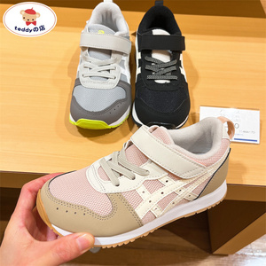 日本专柜亚瑟士ASICS24春夏新款儿童运动鞋网面透气休闲鞋16-22cm