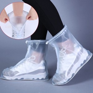 雨衣运动鞋塑料升级加长乳胶搭扣实用硅胶防沙防水男童简易雨鞋套
