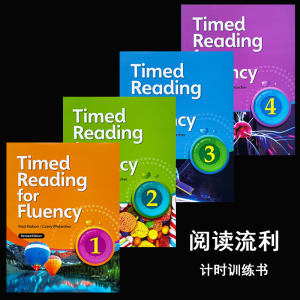 原版Timed Reading for Fluency 1-2-3-4短期流利阅读英语教材