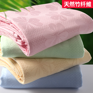 竹纤维毛巾被夏季单人双人毛巾毯儿童全棉午睡空调毯纯棉盖毯透气
