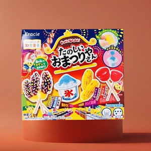 日本进口食玩嘉娜宝kracie可食烟花节DIY儿童礼物大盒装 26g 7000