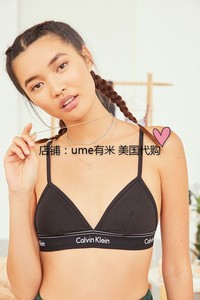UO 美代 Calvin Klein 多色 CK字母logo 三角罩杯 背心文胸 内衣