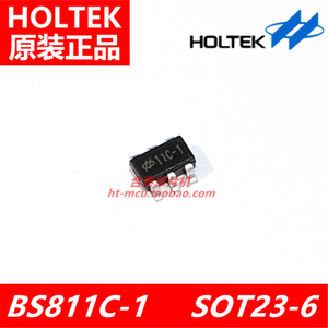 台湾合泰原装BS811C-1 SOT23-6单键1键电容触摸按键芯片无需编程