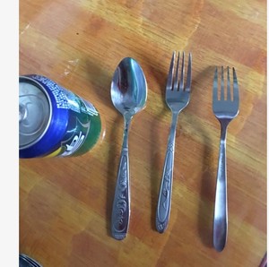出口尾单，外贸原单不锈钢餐具，勺子，叉子，筷子