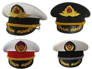 乐队用大盖帽乐队演出帽保安大盖帽八一海军帽仪仗队帽团体大盖帽
