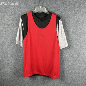 Nike耐克 JORDAN 男子休闲两件套篮球训练透气短袖T恤DM1832-010