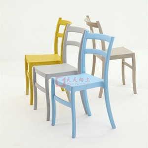 特价新款塑料休闲椅简易时尚家居椅加厚塑料靠背椅会议接待椅子