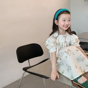 湖州织里酷君服饰有限公司童裙2022款儿童印花公主裙子韩版女童小