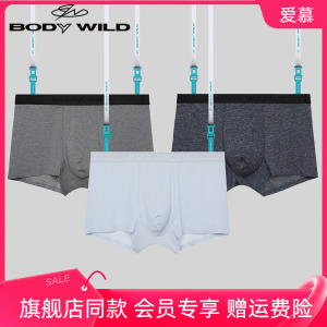 BODYWILD宝迪威德网眼平角裤内裤男士季款男生青年男网纱ZBN23QY1