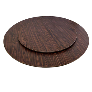 可折叠木质转盘家用圆桌餐桌小转盘转圈易收纳0.8/0.9/1.1/1.2米