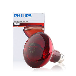 PHILIPS飞利浦红外理疗美容保温灯泡Infrared R95E 230V 100W E27