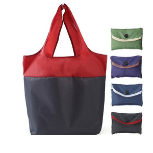 可再生折叠环保购物袋便携大容量超市防水涤纶手提袋买菜定做印刷