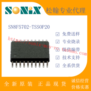 SONIX 松翰SN8F5702 TSSOP20空片 代烧录 代开发程序 原装正品