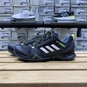 正品Adidas/阿迪达斯男子户外登山鞋运动慢跑休闲系带低帮 FX4575