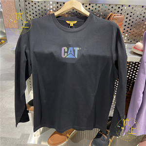 CAT卡特彼勒秋冬款男装上衣套头长袖针织T恤专柜同款CL1TSS1506