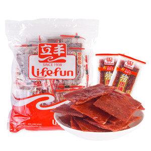上海特产立丰猪肉脯新日期正宗网红休闲独立小包装靖江猪肉脯