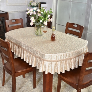 新品会议室桌布大尺寸耐脏台布长方形布艺桌布套罩半包茶几桌布品