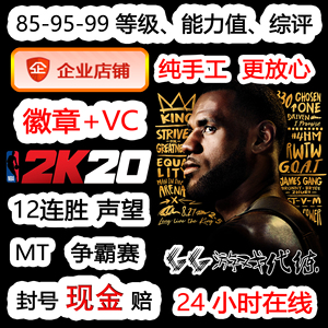 PC NBA2K20VC NBA2K19VC徽章金MT经验等级能力值声望12连胜纯手工