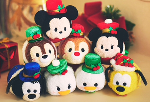 【半价】日本迪士尼商店正版松松毛绒玩偶公仔2019圣诞节奇奇蒂蒂