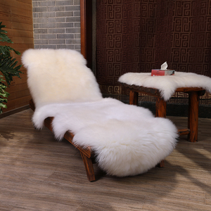 澳洲纯羊毛沙发垫整张羊皮羊毛地毯坐垫飘窗垫客厅卧室毛毯可定做
