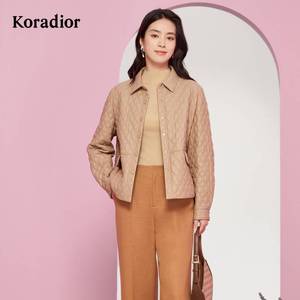 Koradior珂莱蒂尔国内专柜正品代购2023冬款皮羽绒服KP00239D1