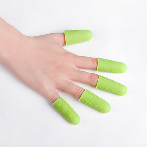 女指甲指套防护防磨硅胶保护手指防烫伤割 硅胶手指套耐高温防滑
