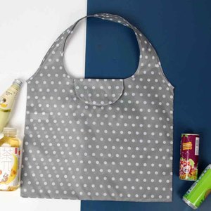 外单可折叠便携购物袋环保袋礼品袋大容量结实超市买菜袋子有挂扣